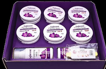 Zafarani Whitening Facial Kit 6-Step Brightening for All Skin Types