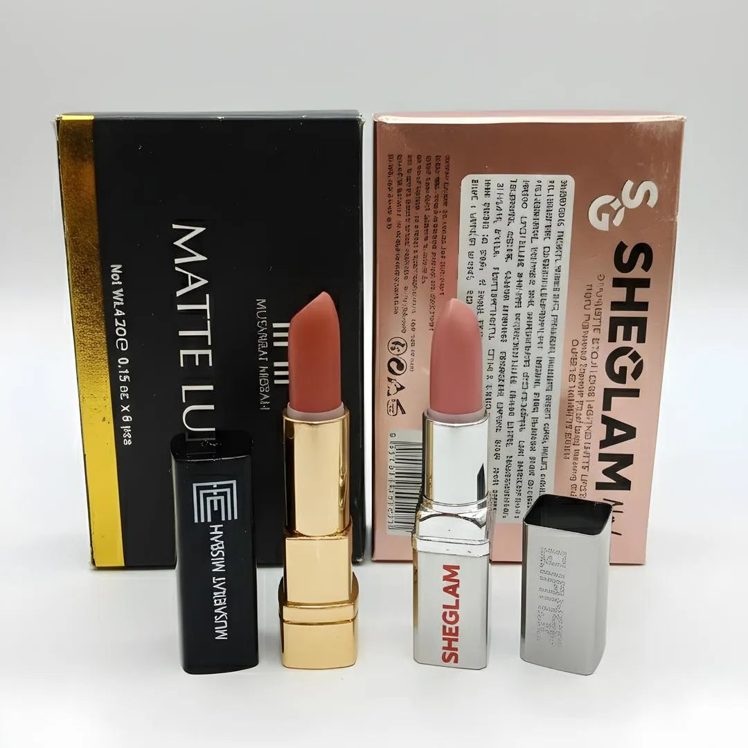 Matte Lipstick Pack 2 Shades Long Lasting