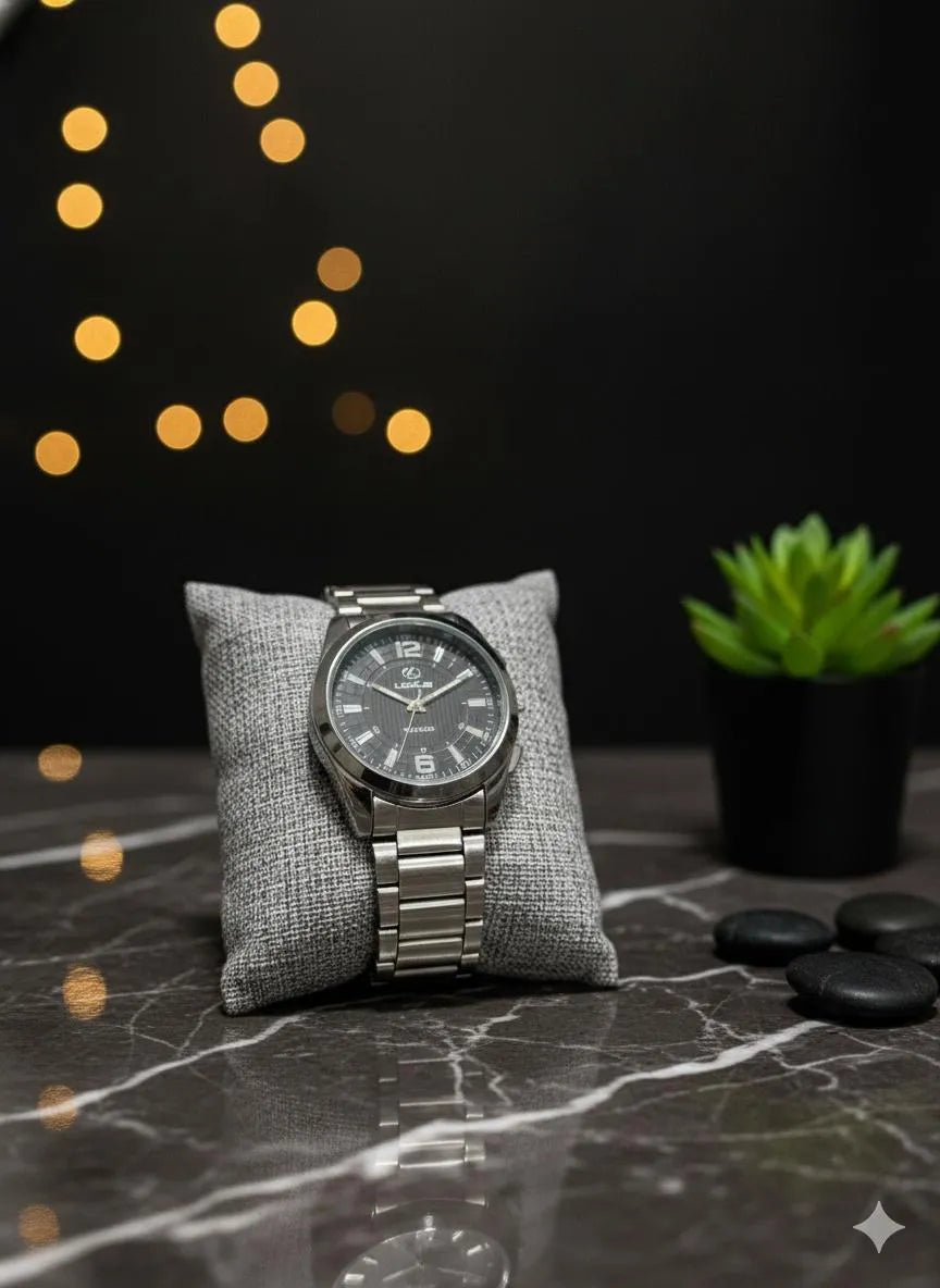 Lexus Men's Gold Quartz Watch with Stainless Steel Strap