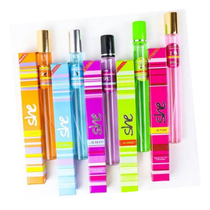 She Pen Perfumes Pack of 5 Sweat Resistant 12Hr