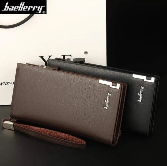 Men PU Leather Wallet 9 Card Slot Multicolor