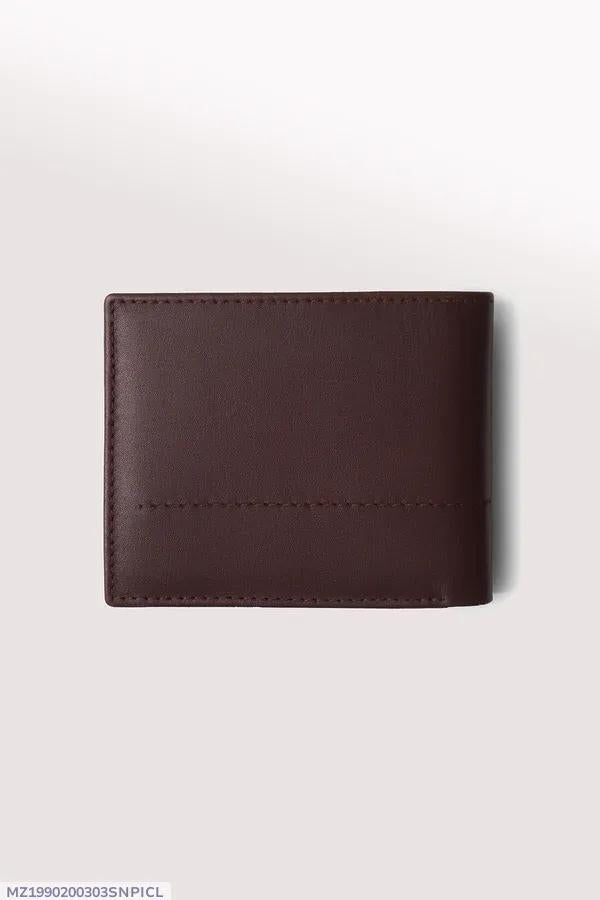 Brown Leather Wallet for Men with RFID Protection