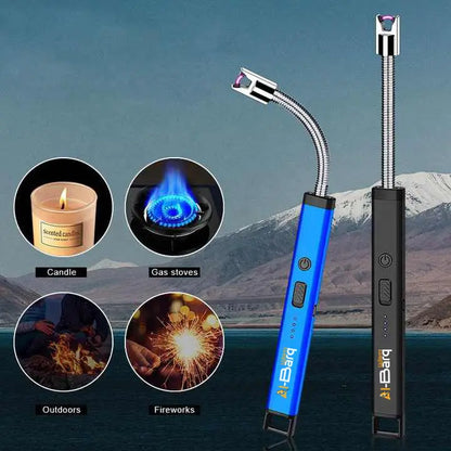 Electric Rechargeable Lighter | Best For Kitchen, BBQ and Candles in Black