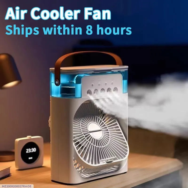 White Air Humidifier Fan 20W Portable