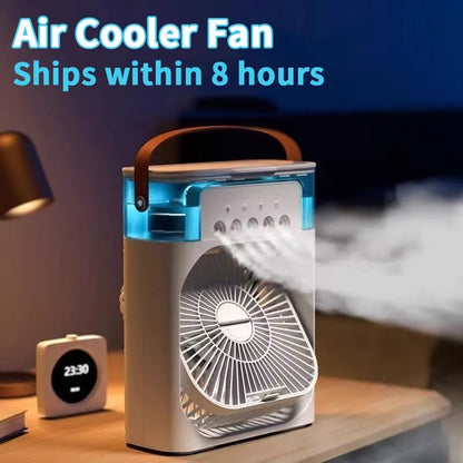 White Air Humidifier Fan 20W Portable