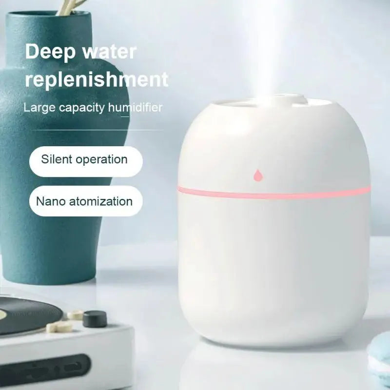 Mini Car Air Humidifier 220ml Auto Shut Off