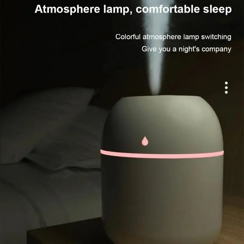 Mini Car Air Humidifier 220ml Auto Shut Off