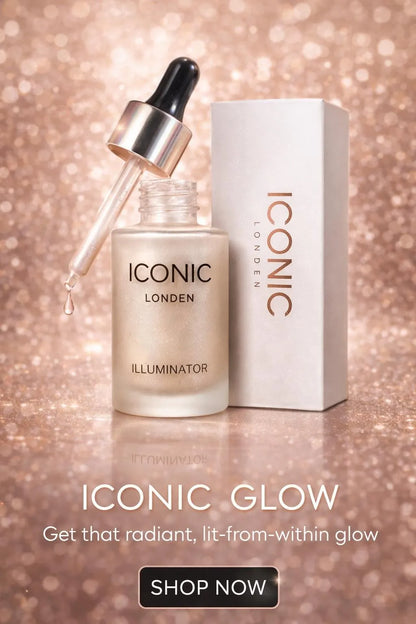 Iconic Glow Liquid Highlighter 50ml Brown White Pink