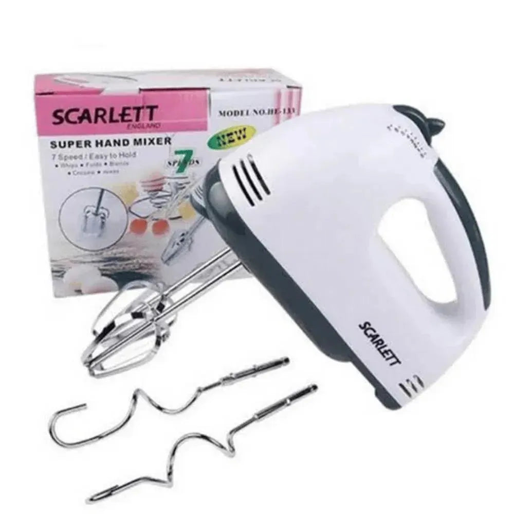 Easy Grip Stainless Steel Egg Beater - 1 Pc for Effortless Mixing
