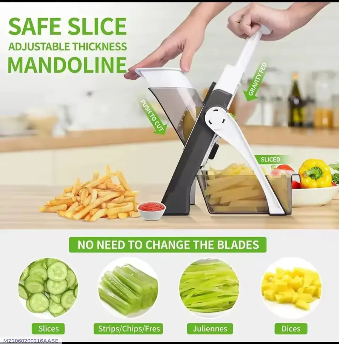 Vegetable Slicer 5in 1 ABS Plastic