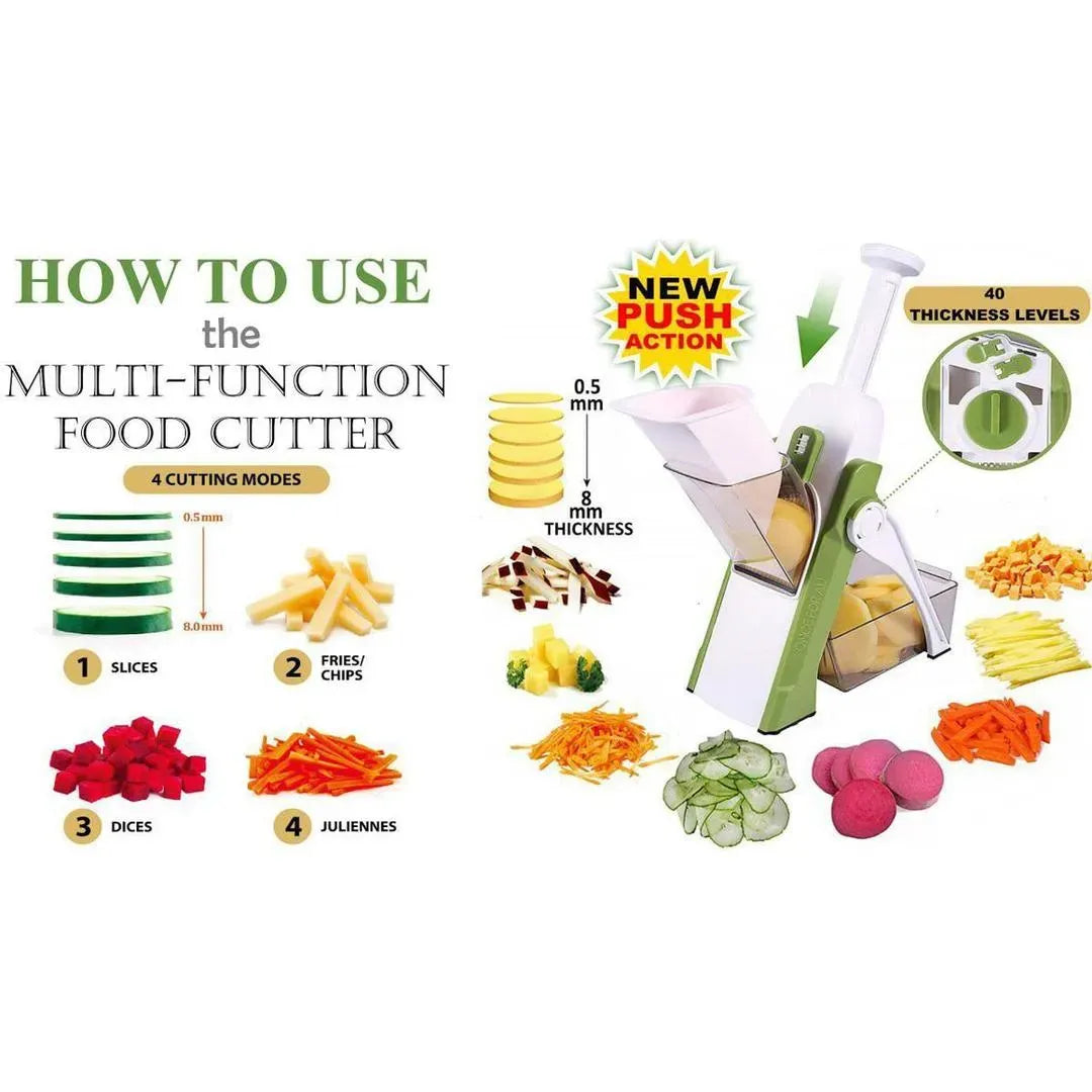 Vegetable Slicer 5in 1 ABS Plastic