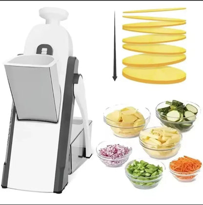 Vegetable Slicer 5in 1 ABS Plastic