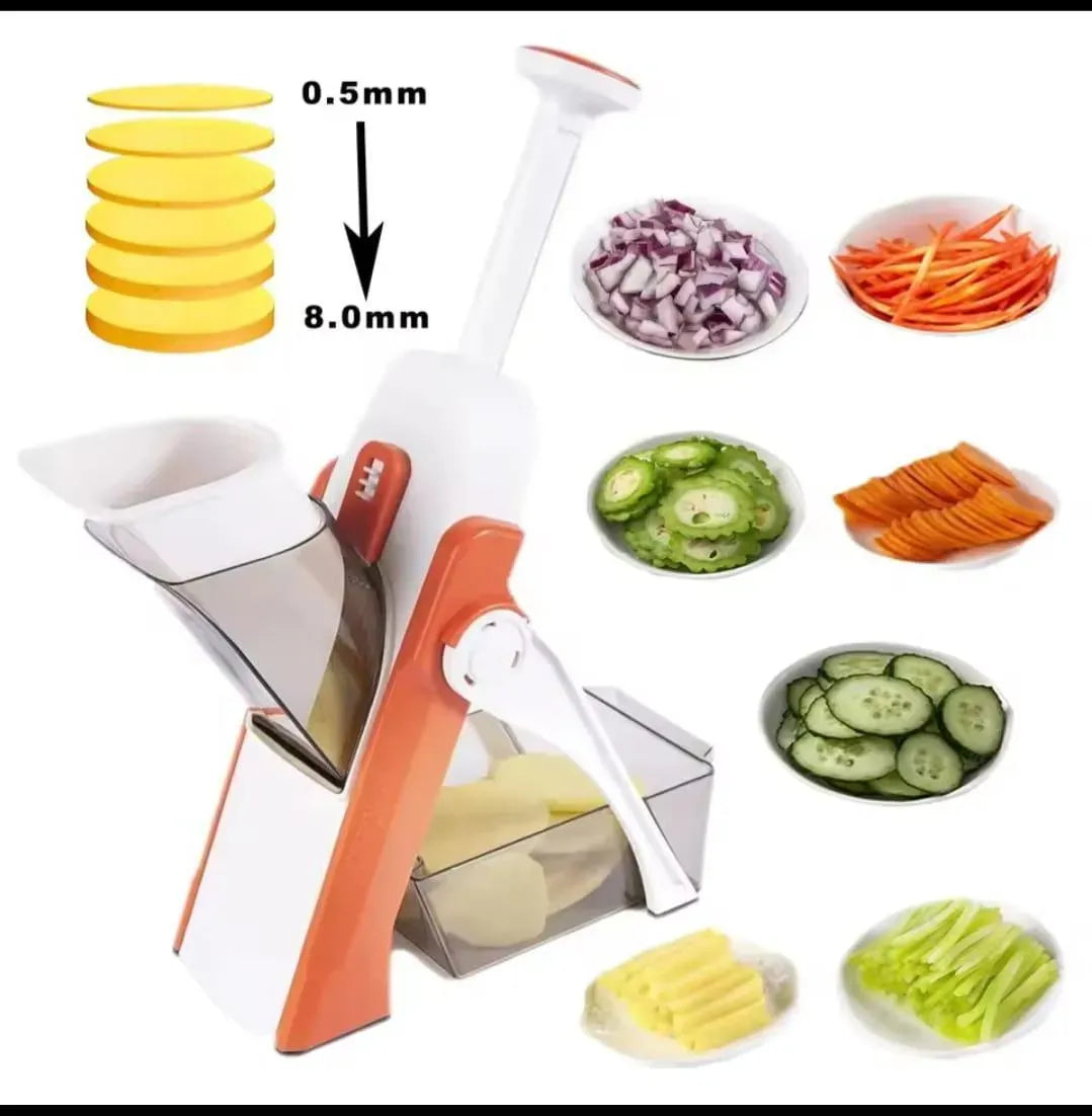 Vegetable Slicer 5in 1 ABS Plastic