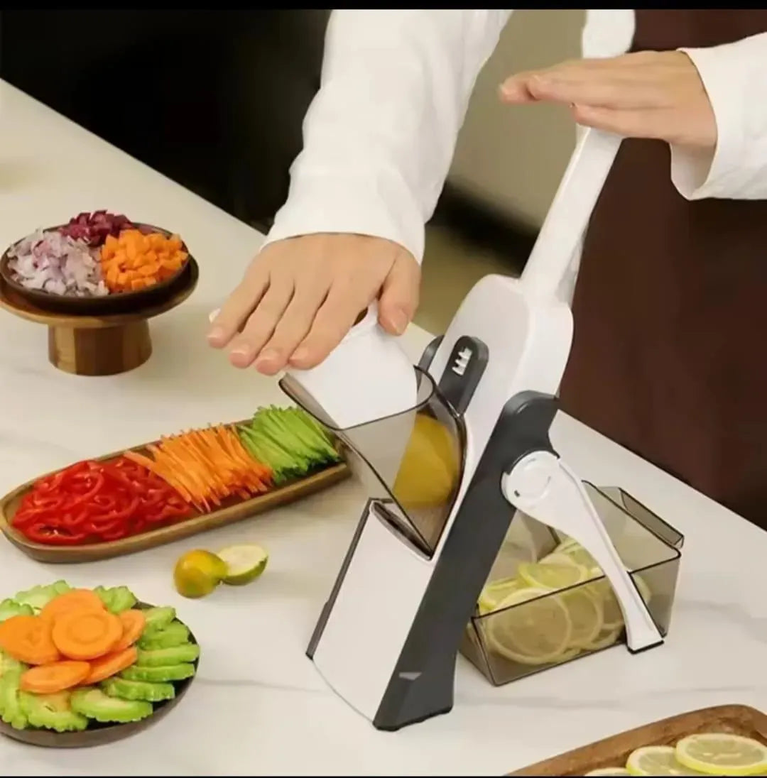 Vegetable Slicer 5in 1 ABS Plastic