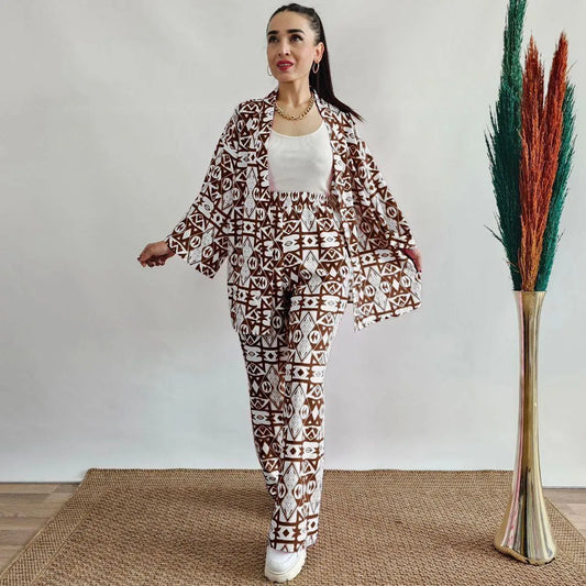 Zebra Print Cotton Lawn Co-ord Set for Women