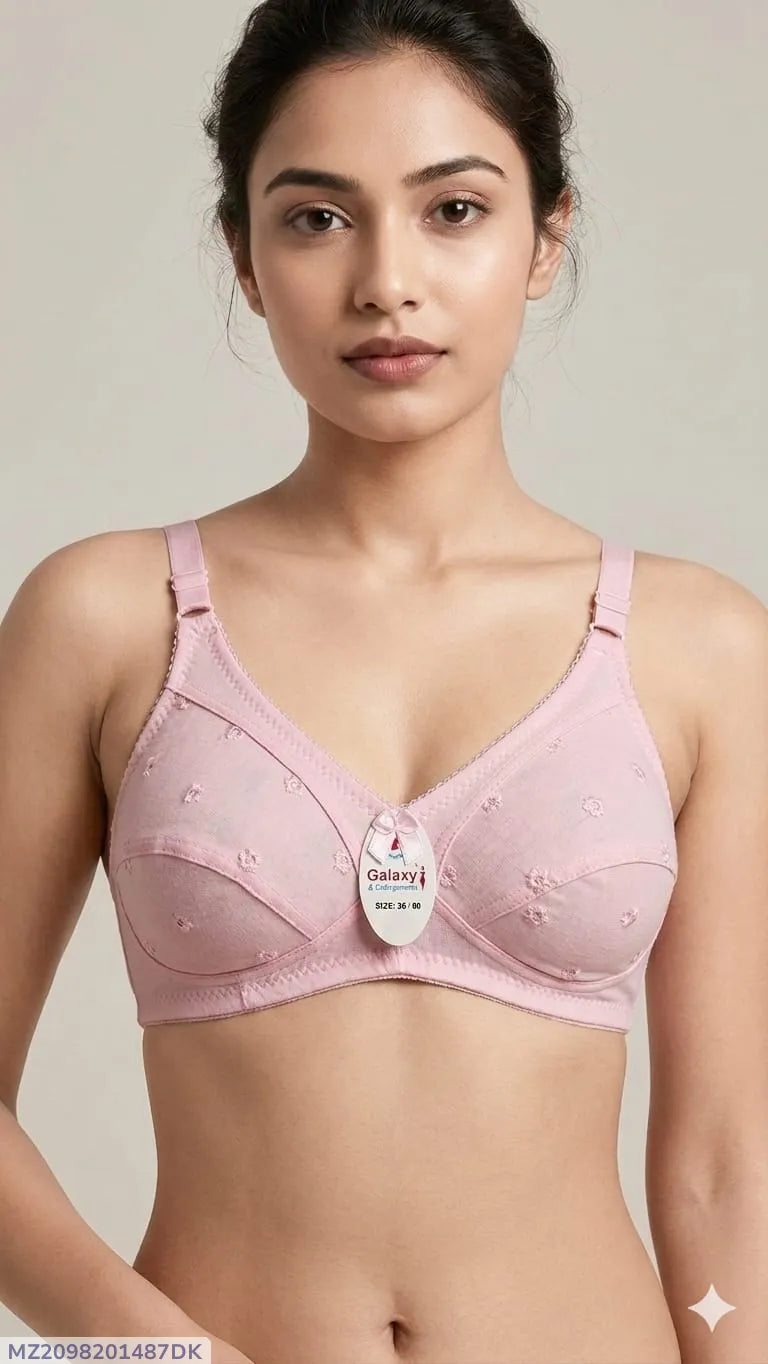 Cotton Embroidered Comfortable And Lightweight Bra Top