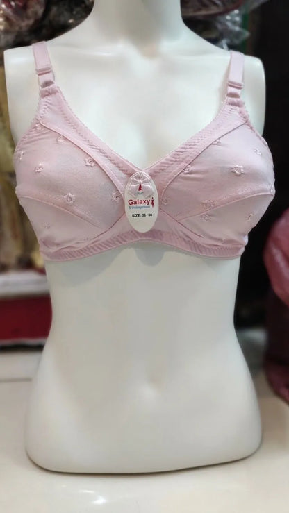 Cotton Embroidered Comfortable And Lightweight Bra Top