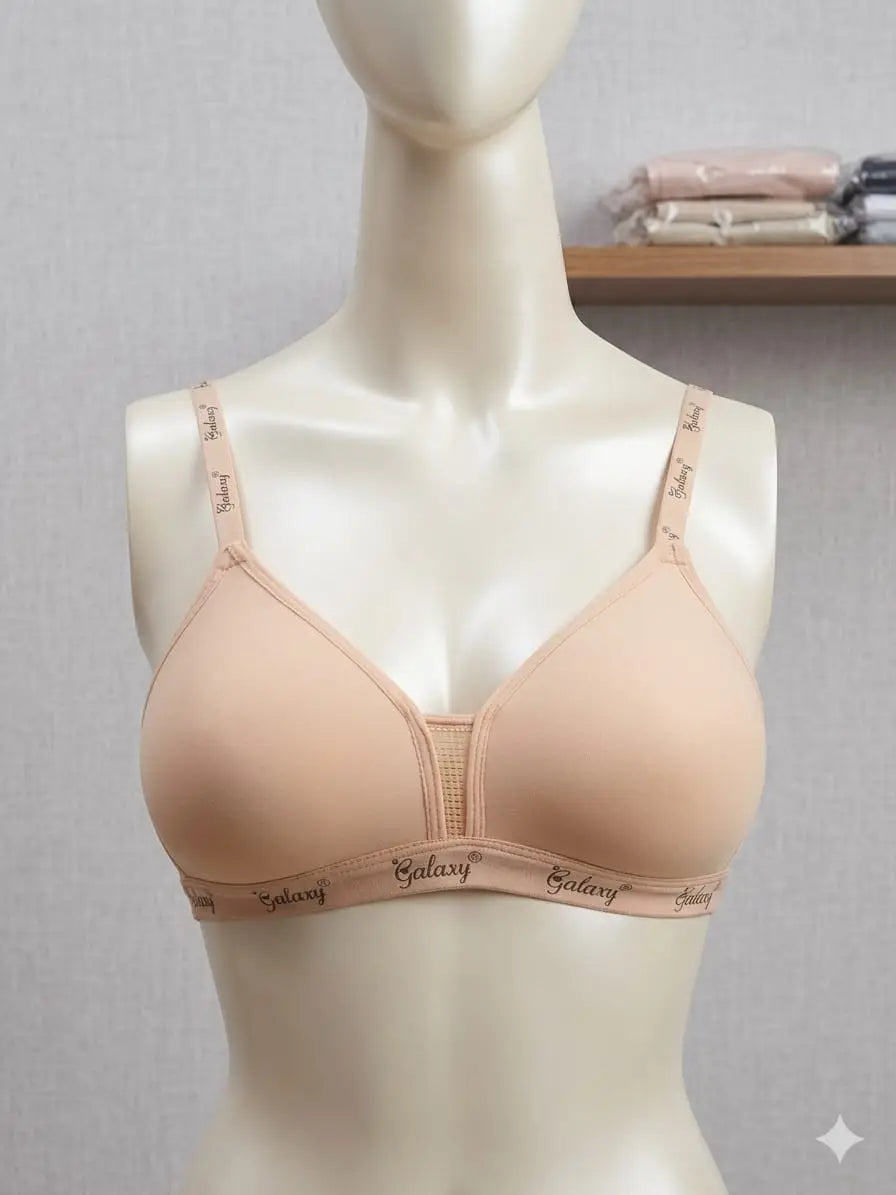 Jersey Plain Padded Bra Imported Item Branded Soft Foam Bra