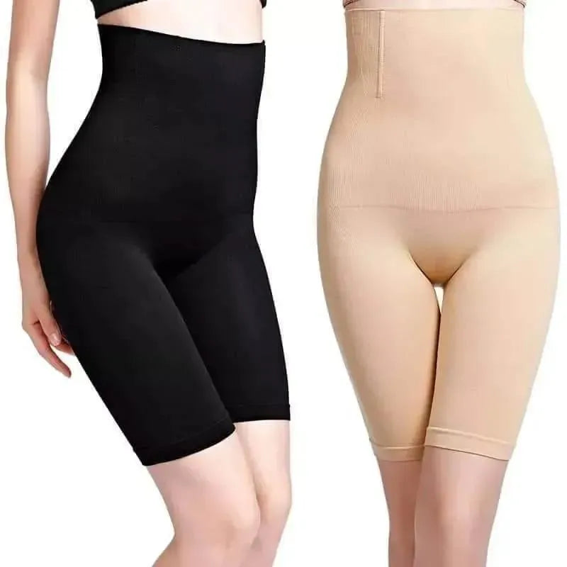 Nylon Thermal Tights Black Beige Slim Fit Winter Wear