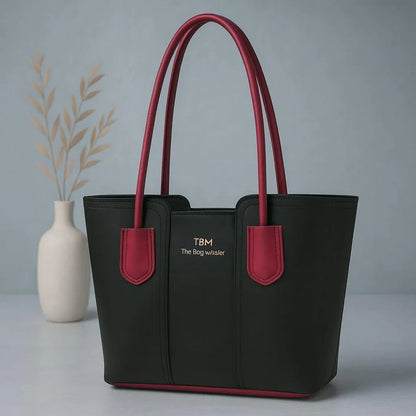 Women's Brown Leather Tote Bag - Durable & Stylish Daily Use