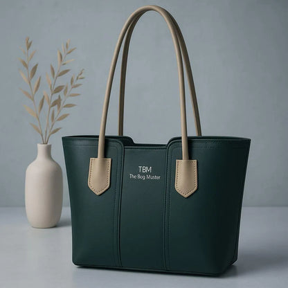 Women's Brown Leather Tote Bag - Durable & Stylish Daily Use