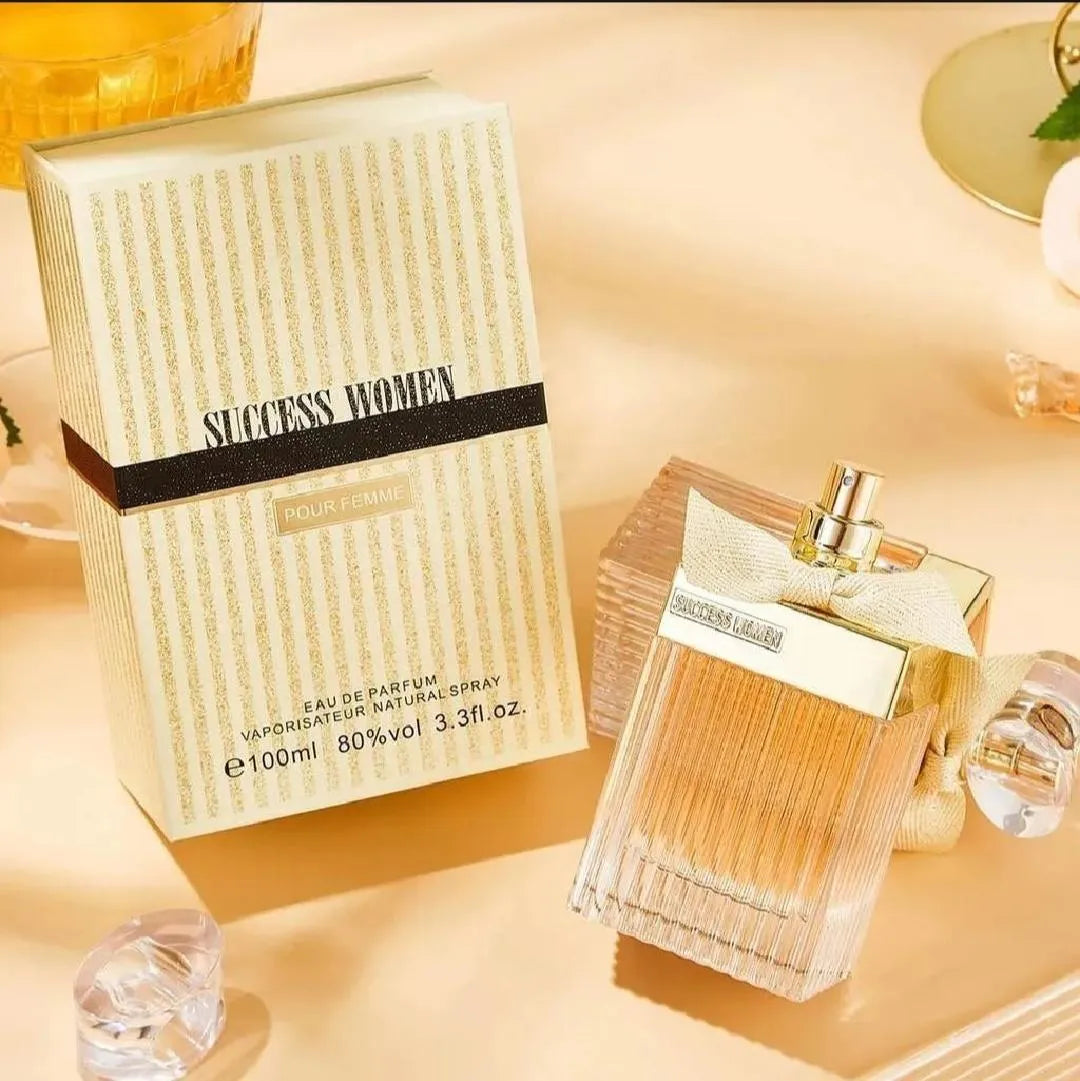 Sillion Success Women Perfume 100ml Long Lasting Yellow Glass Bottle