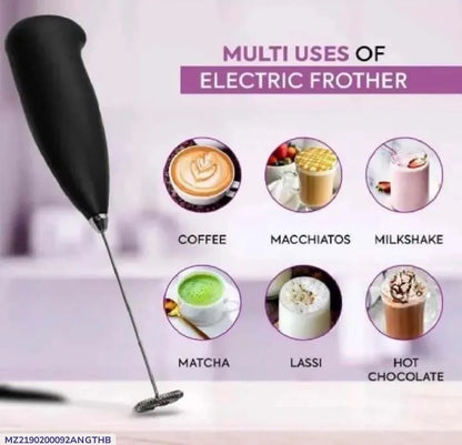 Electric Milk Frothier for Coffee, Matcher, Chocolate