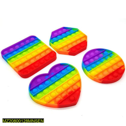 Rainbow Pop It Fidget Toy for Kids Stress Relief