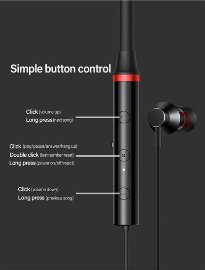 Black Wireless Neckband