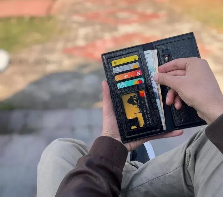 Men's Leather Wallet Bifold honey Design