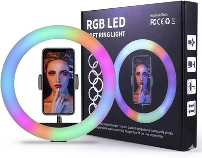 RGB LED Multi Colour Ring Light MJ-30