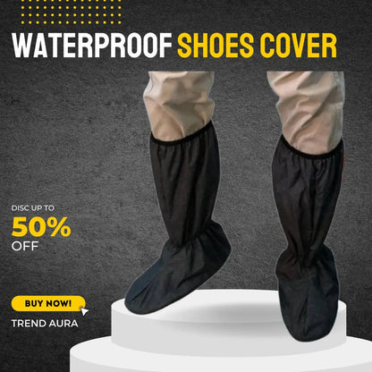 Waterproof Rain Suit with Shoe Cover Black 60"