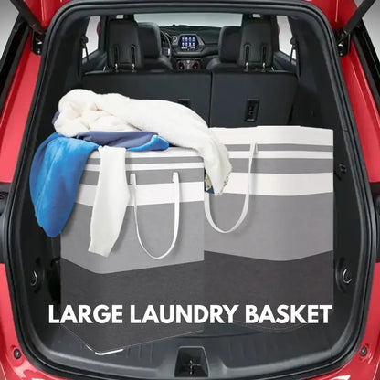 Ultra Large Cloth Laundry Basket 72L Capacity Multicolor