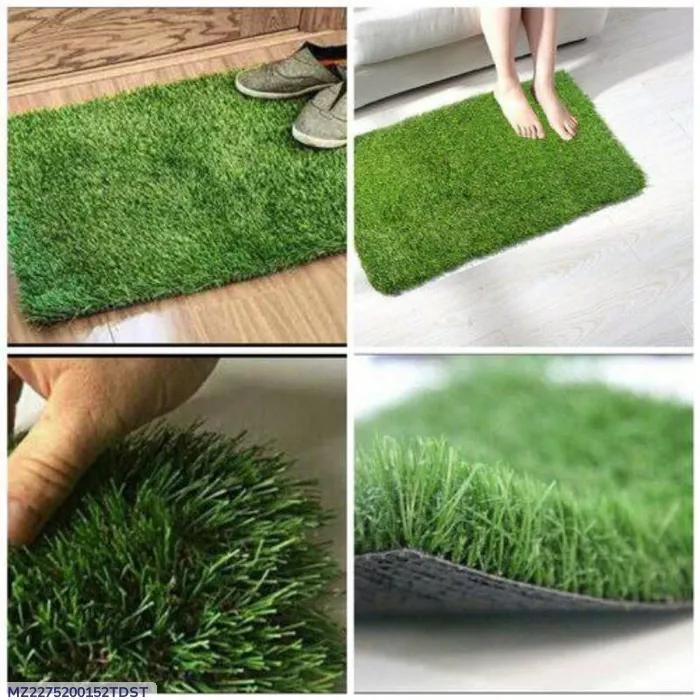 Green Artificial Grass Door Mat for Home Entrance