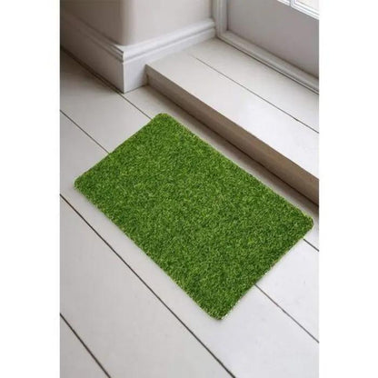 Green Artificial Grass Door Mat for Home Entrance