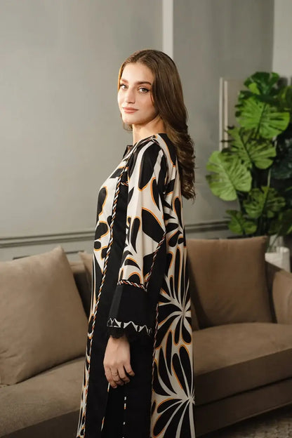Printed Shirt and Trouser Set - 2 Pcs for Women