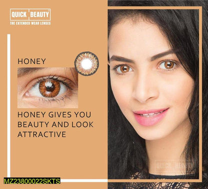 Honey Color Extended Wear Lenses 14.2mm Base