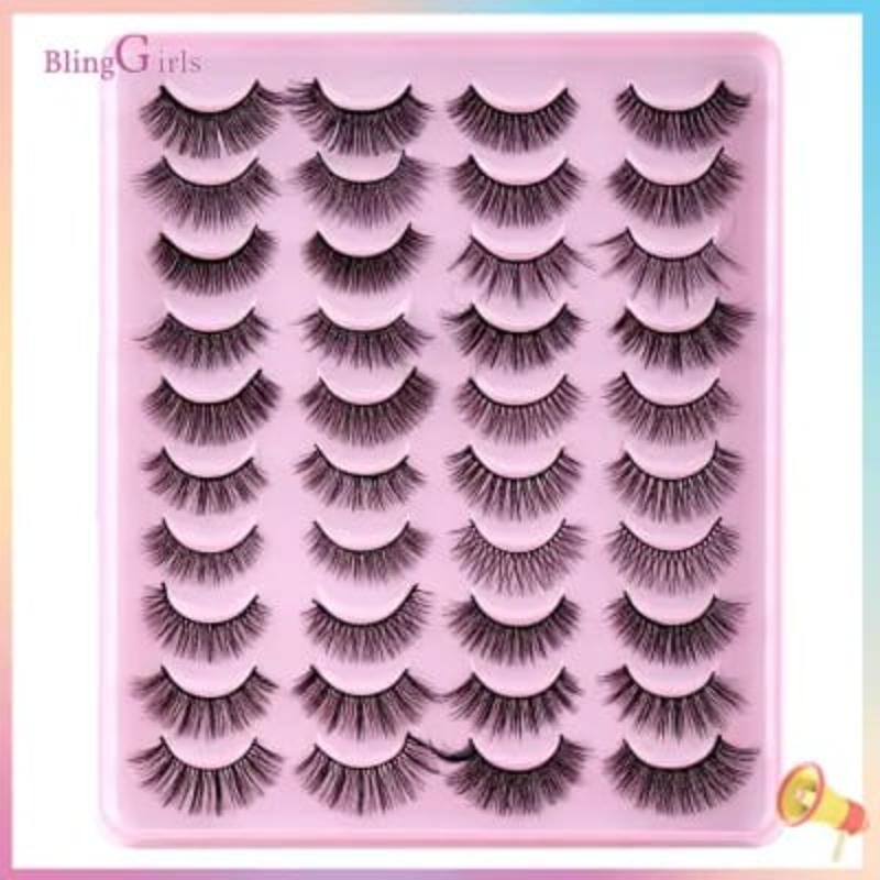 20 Pairs 3D False Eyelashes for Pakistani Women