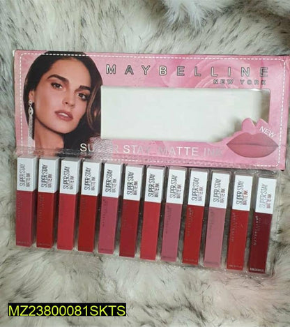 Maybelline Matte Lipstick 12 Shades Long Lasting