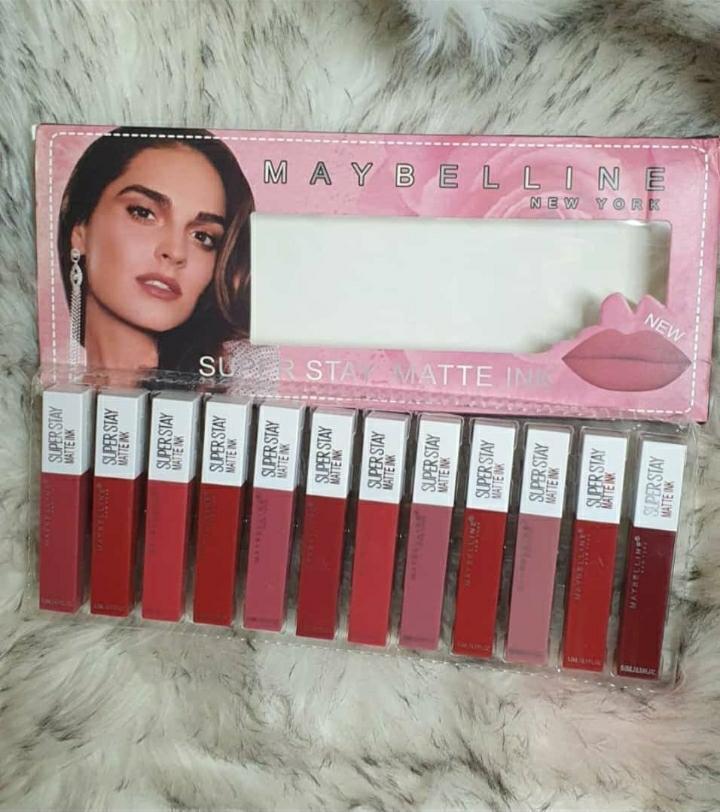 Maybelline Matte Lipstick 12 Shades Long Lasting