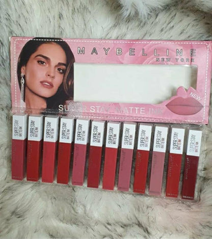 Maybelline Matte Lipstick 12 Shades Long Lasting