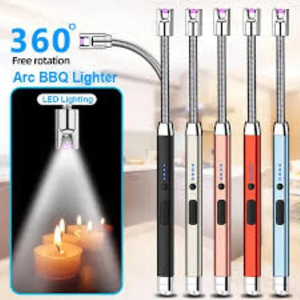Rechargeable 360° Arc BBQ Lighter with LED
