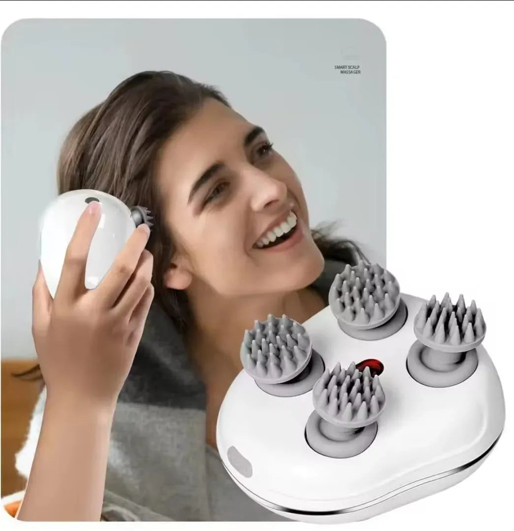Rechargeable Mini Scalp Massager 30°C Heat 200g