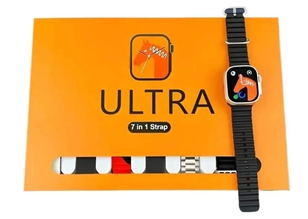 Ultra Smart Watch with 4 Straps Set