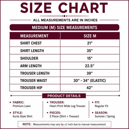 2 Pcs Women's Stitched Cotton Lawn Plain Shirt And Trouser