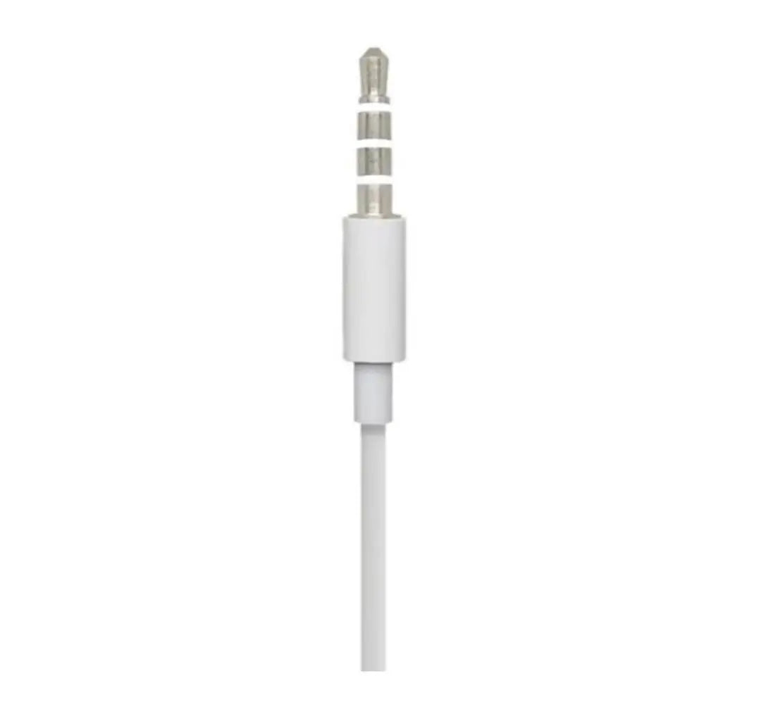 Wired Earphones White ABS Plastic