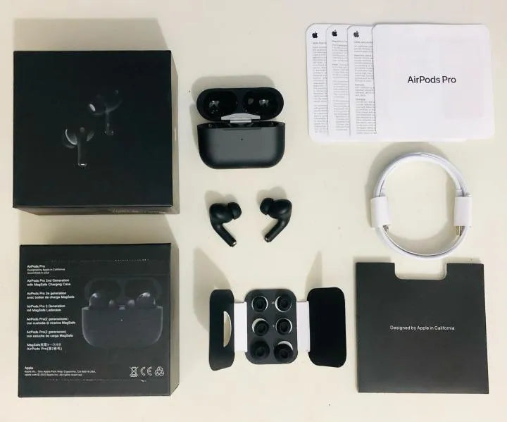 Black Earbuds Pro 2 Wireless Earbuds