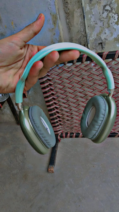 Green Bluetooth Headphones 5.3 | Long-Lasting Battery & Super Bass