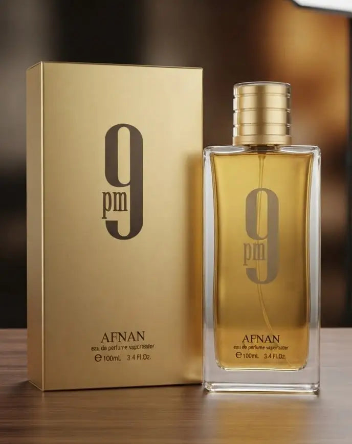 Afnan 9 PM Gold Edition Eau de Parfum for Men – 100ml