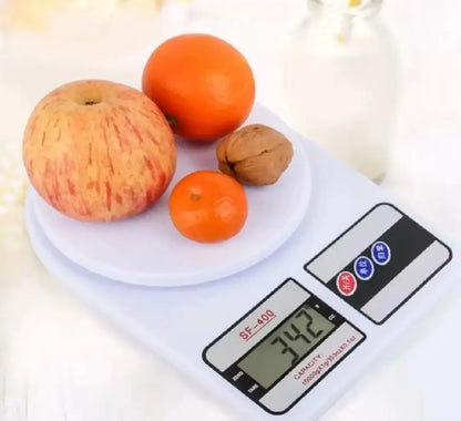 SF-400 Digital Kitchen Weighing Scale 1g to 10kg | Electronic Food Weight Machine | LCD Display